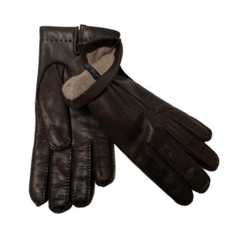 Antica Cappelleria troncarelli - Roma - Guanto nappa cashmere Marca Alpo fodera cashmere cuciture fatte a mano