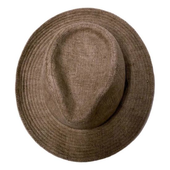 Antica Cappelleria Troncarelli Roma - Cappello comet in lino arrotolabile by ATC