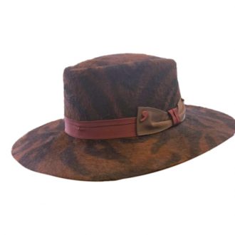 Antica Cappelleria Troncarelli Roma - Cappello in Lapin Animalier by Alfonso D'Este