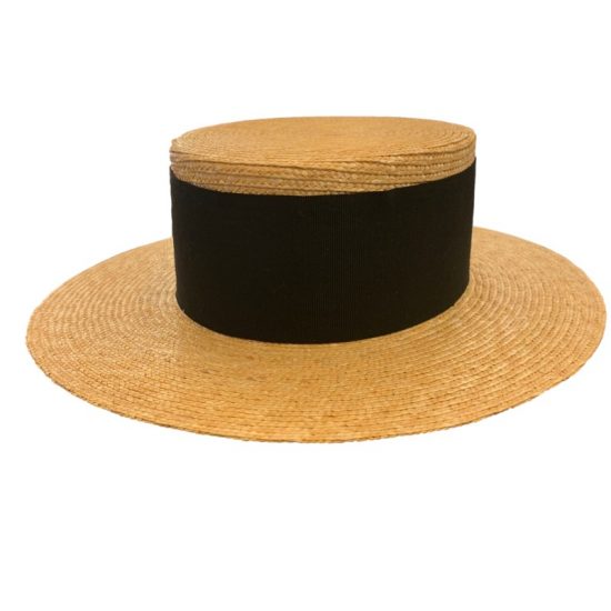 Antica Cappelleria Troncarelli Roma - Cappello in paglia Jackie by Troncarelli