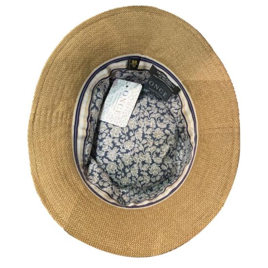 Cappelli Troncarelli Roma – Cappello Bucket Lino e Cotone by Once-interno