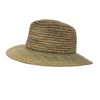 Cappelli Troncarelli Roma - Cappello in raffia tesa 7 by Seeberger-laterale