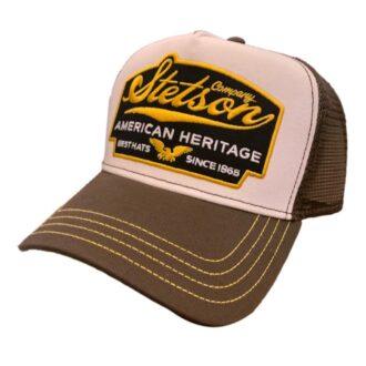 Cappelli Troncarelli Roma - Cappello Trucker Cap American Heritage by Stetson-laterale