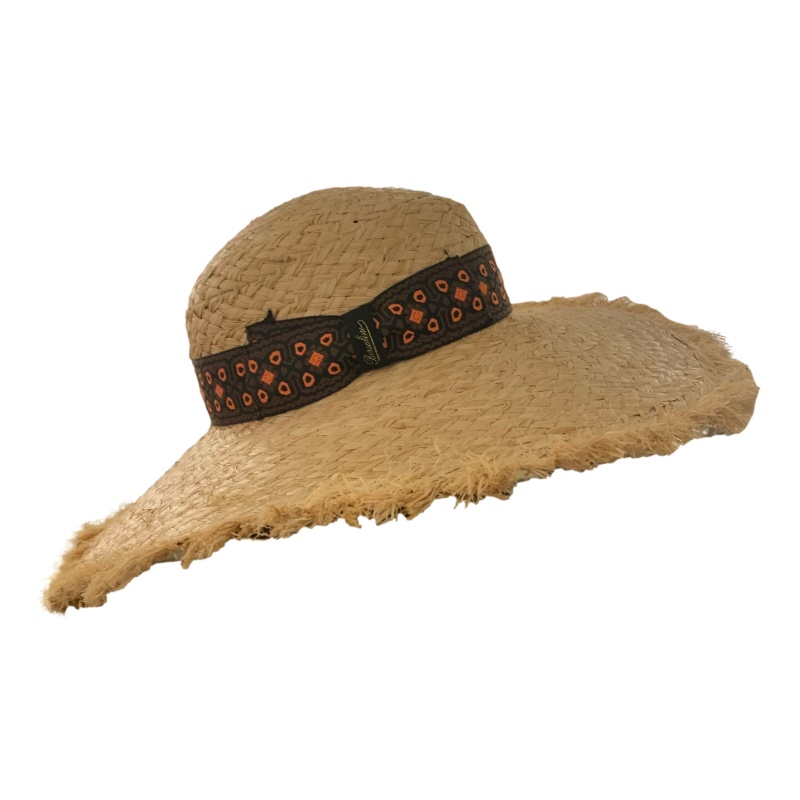 Cappello Rafia tesa larga by Borsalino – Antica Cappelleria - Main Image