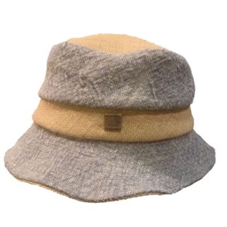 Cappelli Troncarelli Roma - Cappello Bucketj Juta Vintage by Barbisio-laterale
