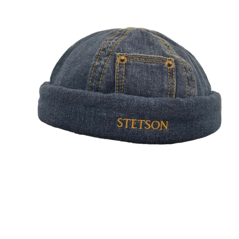 Cappello Docker Blue Denim by Stetson – Antica Cappelleria Troncarelli
