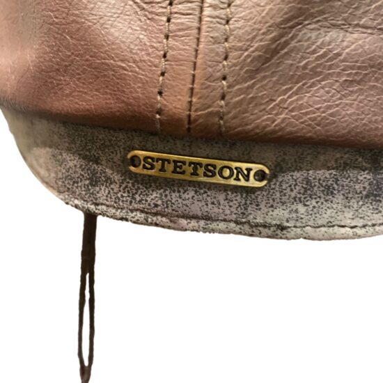 Cappelli Troncarelli Roma – Coppola 6-Planel Cap Goat Pigskin by Stetson-dettaglio