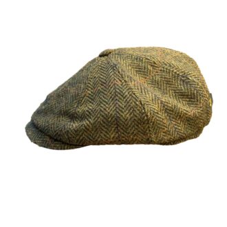 Cappelli Troncarelli Roma - Coppola Irlandese Driving Cap by Mucros Weavers-laterale