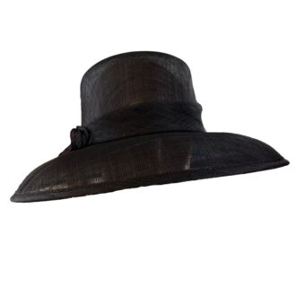 Cappelli Troncarelli Roma - Cappello Sisal by Seeberger-nero