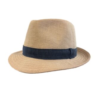 Cappelli Troncarelli Roma - Cappello Trilby Lino by Troncarelli-frontale