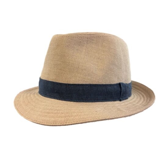 Cappelli Troncarelli Roma – Cappello Trilby Lino by Troncarelli-frontale