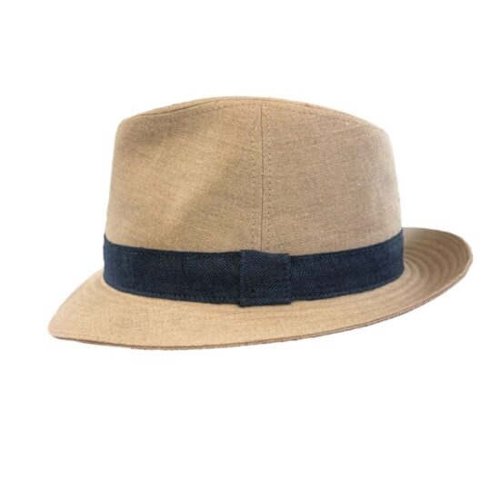 Cappelli Troncarelli Roma - Cappello Trilby Lino by Troncarelli-laterale