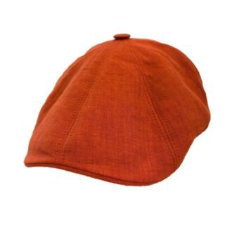 Cappelli Troncarelli Roma - Coppola 8-Planel in Lino by Stetson-rosso