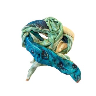 Cappelli Troncarelli Roma - Sciarpa Pareo Peacock by Pyaar-chiusa