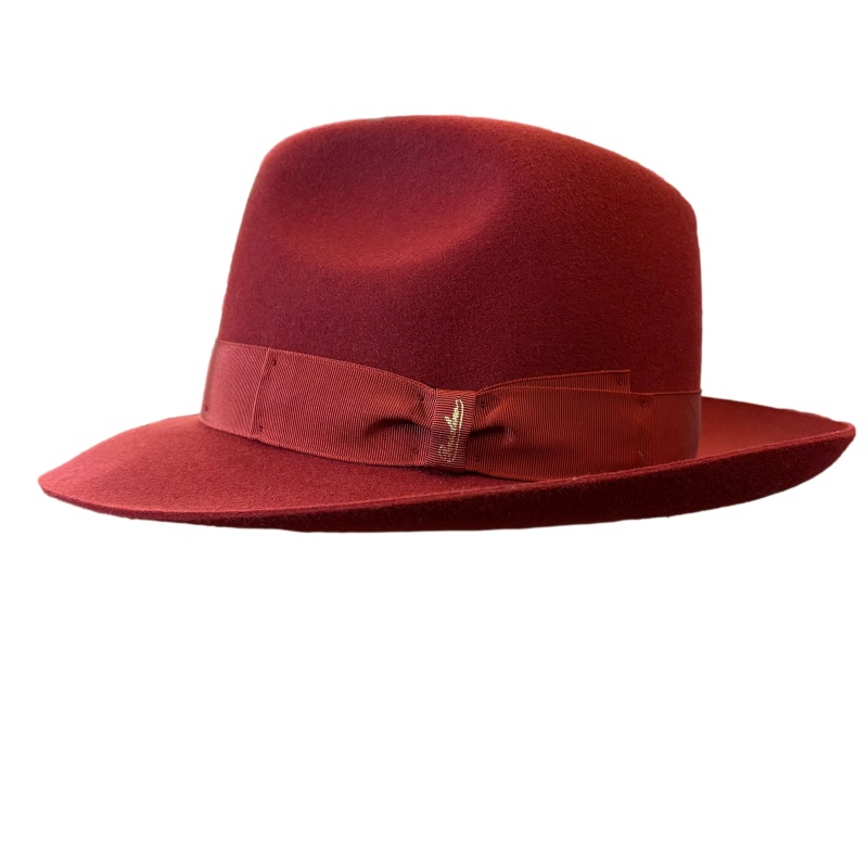 Cappelli Troncarelli - Cappello Marengo Tesa Media by Borsalino-laterale