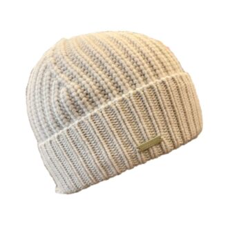 Cappelli Troncarelli - Zuccotto Cashmere con risvolto by Seeberger-beige