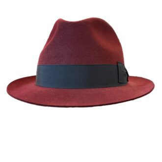Cappelli Troncarelli - Cappello Feltro Tesa stretta Borghese by Troncarelli-bordeaux