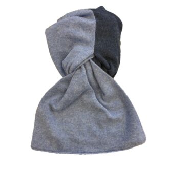 Cappelli Troncarelli - Sciarpa Scaldacollo Bicolore in Cashmere by Troncarelli